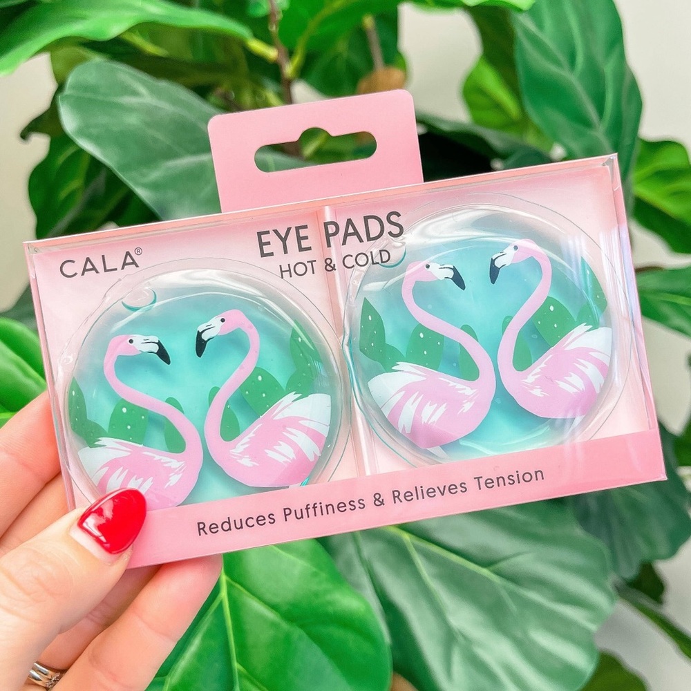 NWT CALA Hot & Cold Eye Pads, Flamingo